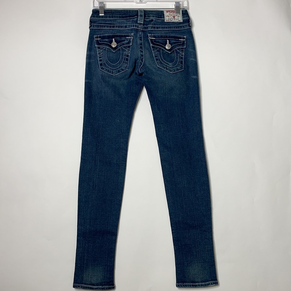 True Religion WMNS Jodie Straight Leg Size 26 Denim Blue Jeans